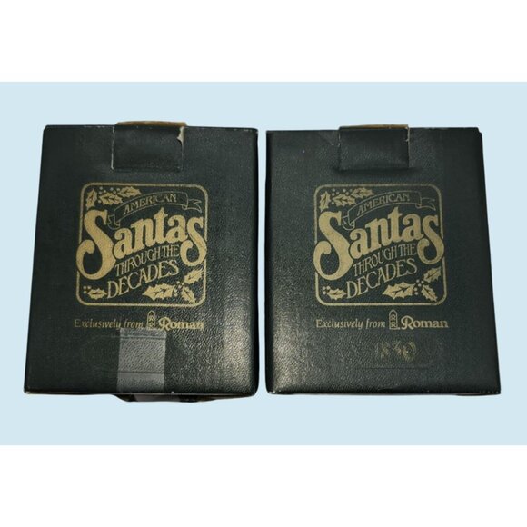 Santas Through The Decades 1930 & 1950 Vtg Box Collectible Christmas Figurines - Picture 8 of 12